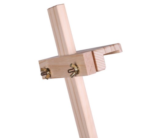 Мольберт напольный из сосны Лира, 170х55х70 см, высота холста до 107 см, BRAUBERG ART CLASSIC, 192260