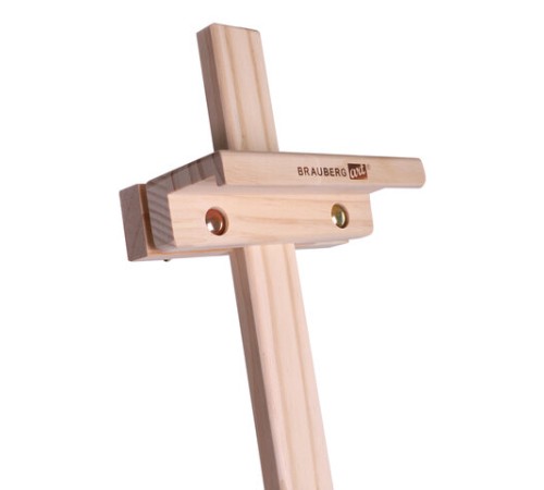 Мольберт напольный из сосны Лира, 170х55х70 см, высота холста до 107 см, BRAUBERG ART CLASSIC, 192260