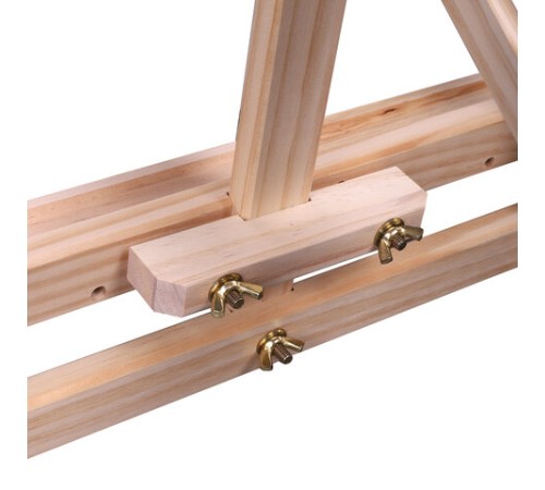 Мольберт напольный из сосны Лира, 170х55х70 см, высота холста до 107 см, BRAUBERG ART CLASSIC, 192260