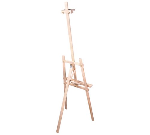 Мольберт напольный из сосны Лира, 170х55х70 см, высота холста до 107 см, BRAUBERG ART CLASSIC, 192260
