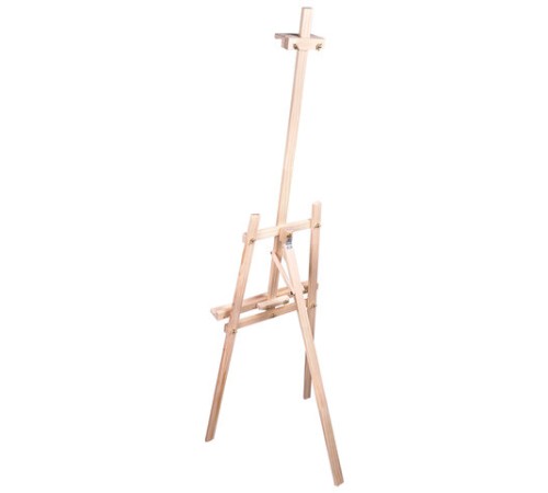Мольберт напольный из сосны Лира, 170х55х70 см, высота холста до 107 см, BRAUBERG ART CLASSIC, 192260