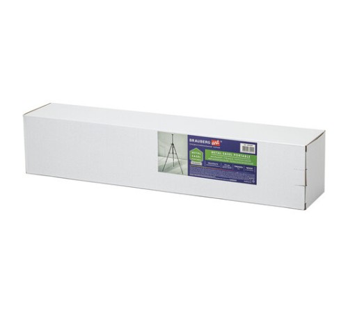 Мольберт-тренога металлический переносной, телескопический, 92х156х80 см, чехол, BRAUBERG ART, 192264