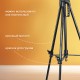 Мольберт-тренога металлический переносной, телескопический, 93х184х83 см, чехол, BRAUBERG ART, 192265
