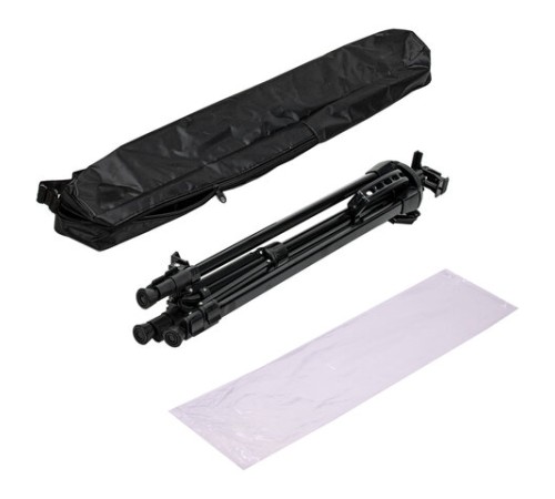 Мольберт-тренога металлический переносной, телескопический, 93х184х83 см, чехол, BRAUBERG ART, 192265