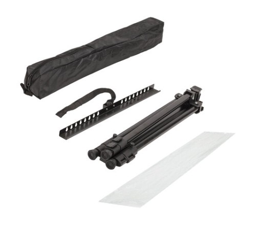 Мольберт-тренога металлический переносной, телескопический, 117х166х94 см, чехол, BRAUBERG ART, 192266