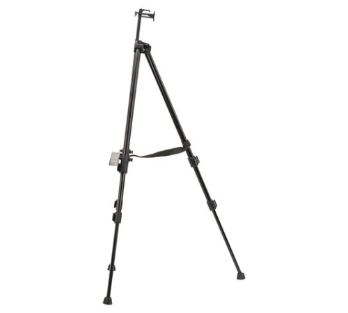 Мольберт-тренога металлический переносной, телескопический, 117х166х94 см, чехол, BRAUBERG ART, 192266