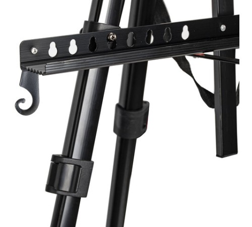 Мольберт-тренога металлический переносной, телескопический, 140х201х103 см, чехол, BRAUBERG ART, 192267