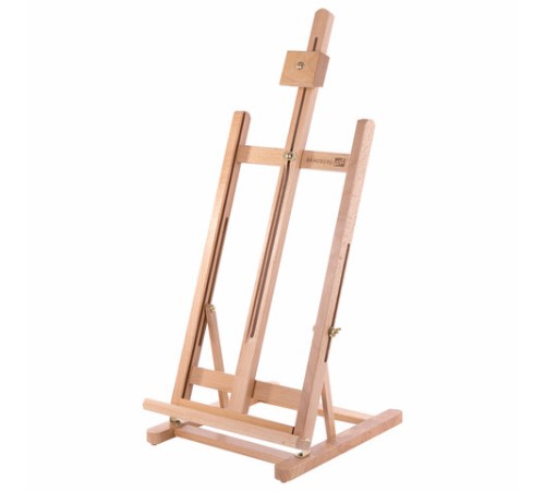 Мольберт настольный из бука, 27,5х97х32 см, высота холста 56 см, BRAUBERG ART CLASSIC, 192269