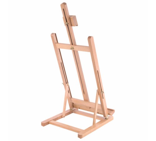 Мольберт настольный из бука, 27,5х97х32 см, высота холста 56 см, BRAUBERG ART CLASSIC, 192269