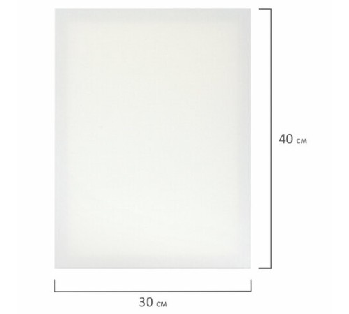 Холсты на подрамнике НАБОР 3 шт. (30х40 см, 40х50 см, 50х70 см), 280 г/м2, грунт, хлопок, BRAUBERG ART, 192270