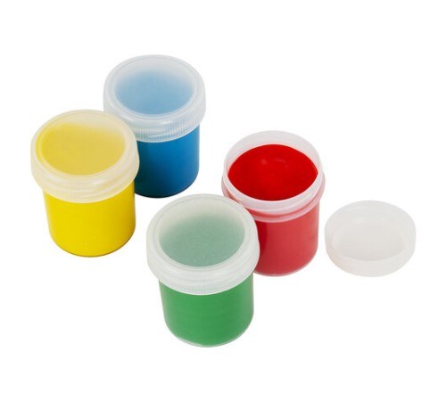 Краски пальчиковые для малышей от 1 года, 4 цвета по 40 мл, BRAUBERG KIDS, 192278