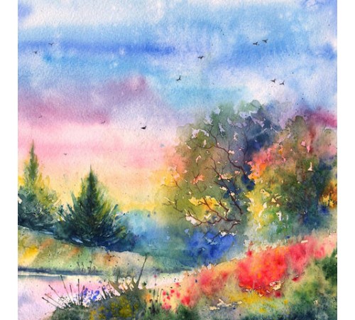 Краски акварельные BRAUBERG KIDS, медовые, 12 цветов, квадратные кюветы, пластиковый пенал, 192282