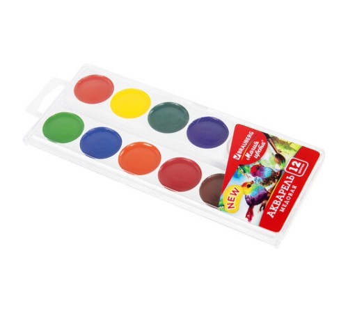 Краски акварельные BRAUBERG 