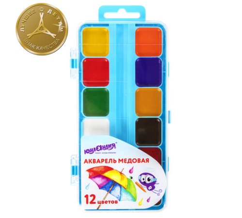 Краски акварельные ЮНЛАНДИЯ 