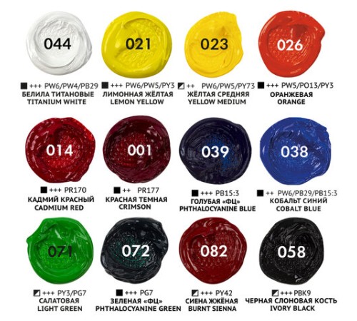 Краски масляные ВОДОРАЗБАВИМЫЕ художественные, 12 цветов по 18 мл в тубах, BRAUBERG ART PREMIERE, 192290