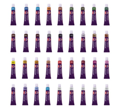 Краски акриловые художественные НАБОР 36 штук, 31 цвет по 12 мл в тубах, BRAUBERG ART DEBUT, 192294