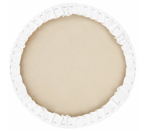 Холст на подрамнике, круглый 40 см, грунтованный, 380 г/м2, 100% хлопок, BRAUBERG ART CLASSIC, 192328