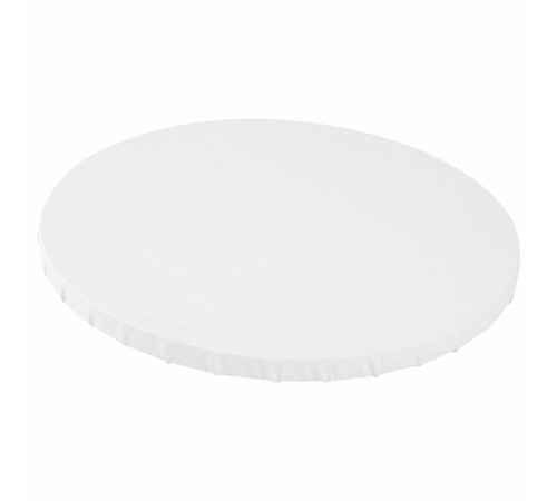 Холст на подрамнике, круглый 50 см, грунтованный, 380 г/м2, 100% хлопок, BRAUBERG ART CLASSIC, 192329