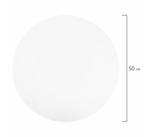 Холст на подрамнике, круглый 50 см, грунтованный, 380 г/м2, 100% хлопок, BRAUBERG ART CLASSIC, 192329