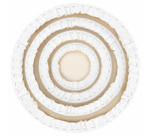 Холсты на подрамнике 4 шт., круглые 20, 30, 40, 50 см, грунтованные, 380 г/м2, 100% хлопок, BRAUBERG ART, 192331