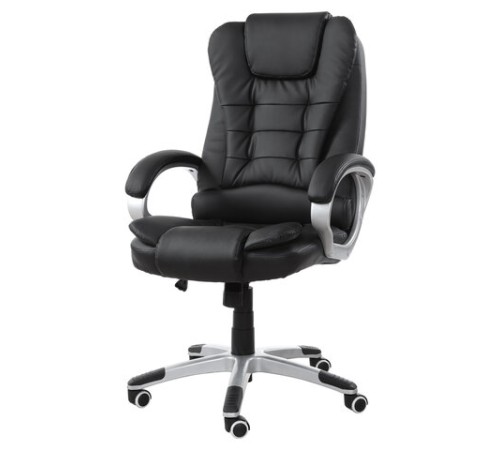 Кресло офисное BRABIX "Comfort MS-003", 6 массажных модулей, экокожа, черное, 532521 Кресло офисное BRABIX "Comfort MS-003", 6 массажных модулей, экокожа, черное, 532521