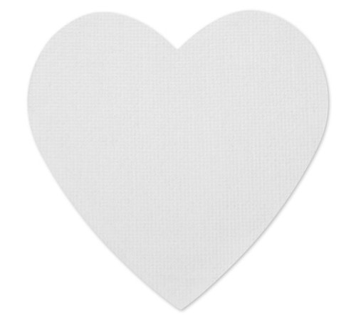 Холсты на магните в форме сердца НАБОР 4 шт., 7,5 см, 280 г/м2, 100% хлопок, BRAUBERG ART CLASSIC, 192334