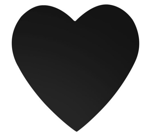 Холсты на магните в форме сердца НАБОР 4 шт., 7,5 см, 280 г/м2, 100% хлопок, BRAUBERG ART CLASSIC, 192334