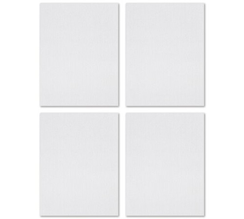 Холсты на магните прямоугольные НАБОР 4 шт., 6х8 см, 280 г/м2, 100% хлопок, BRAUBERG ART CLASSIC, 192335