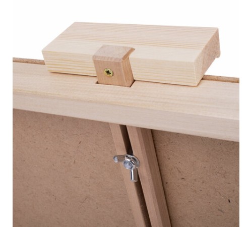 Мольберт настольный из липы, регулируемый верхний держатель, 68х45х38 см, BRAUBERG ART DEBUT, 192340