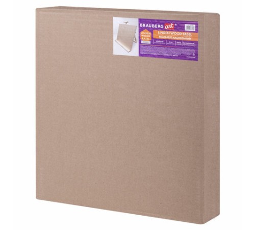 Мольберт настольный из липы, регулируемый верхний держатель, 68х45х38 см, BRAUBERG ART DEBUT, 192340