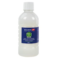 Лак акриловый глянцевый художественный, в бутылке, 250 мл, BRAUBERG ART CLASSIC, 192349