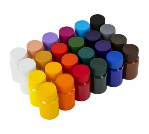 Гуашь художественная НАБОР 24 цвета по 22 мл, с гуммиарабиком, BRAUBERG ART DEBUT, 192355