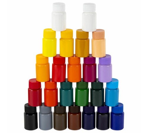 Гуашь художественная НАБОР 24 цвета по 22 мл, с гуммиарабиком, BRAUBERG ART DEBUT, 192355