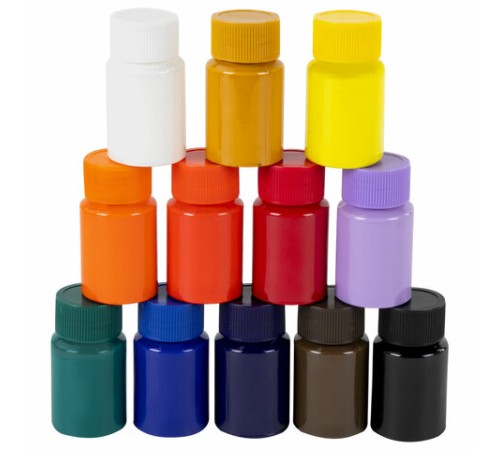 Гуашь художественная НАБОР 12 цветов по 22 мл, с гуммиарабиком, BRAUBERG ART DEBUT, 192356