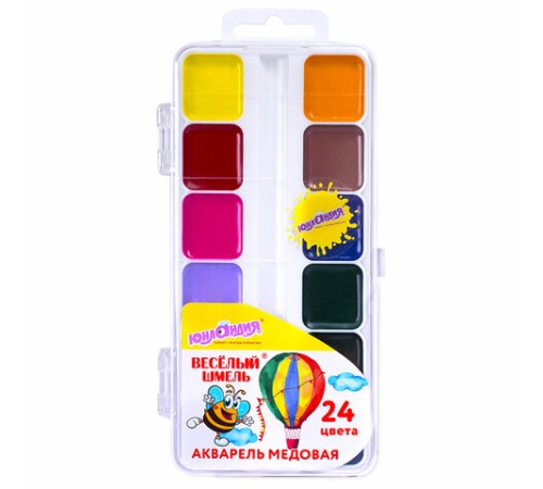 Краски акварельные ЮНЛАНДИЯ 