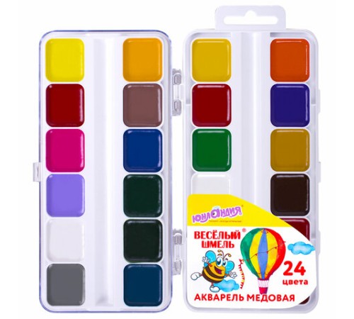 Краски акварельные ЮНЛАНДИЯ 