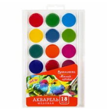 Краски акварельные BRAUBERG 