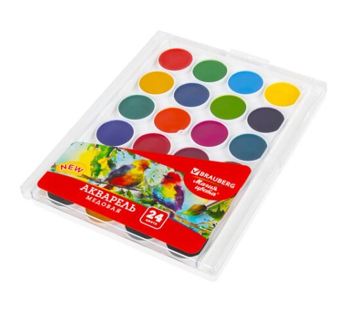 Краски акварельные BRAUBERG 