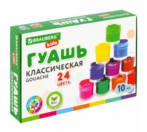 Гуашь BRAUBERG KIDS 