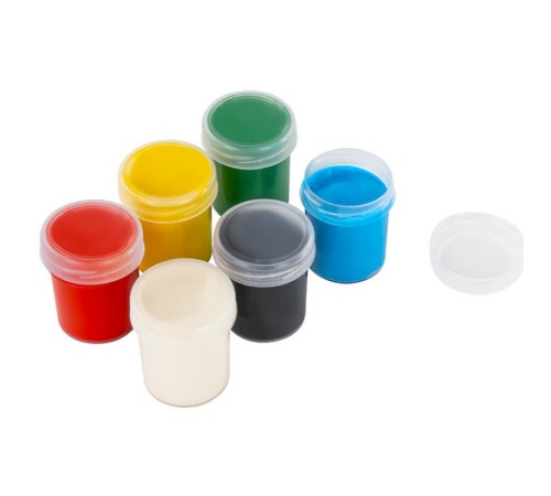 Краски пальчиковые для малышей от 1 года, КЛАССИКА, 6 цветов по 40 мл, BRAUBERG KIDS, 192396