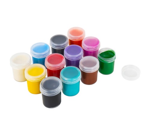 Краски пальчиковые для малышей от 1 года, КЛАССИКА, 12 цветов по 40 мл, BRAUBERG KIDS, 192397