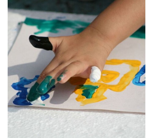 Краски пальчиковые для малышей от 1 года, КЛАССИКА, 12 цветов по 40 мл, BRAUBERG KIDS, 192397