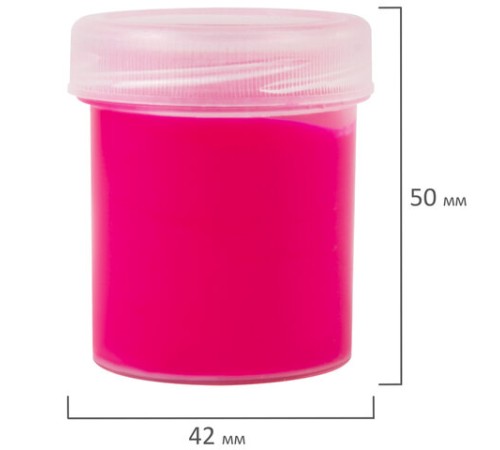 Краски пальчиковые флуоресцентные для малышей от 1 года, 4 цвета по 40 мл, BRAUBERG KIDS, 192399