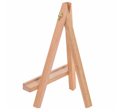 Мольберт настольный из бука 18х23 см, высота холста до 25 см, BRAUBERG ART CLASSIC, 192401