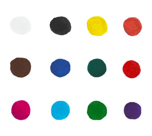 Краски акриловые для рисования и творчества 12 цветов по 20 мл, BRAUBERG HOBBY, 192435