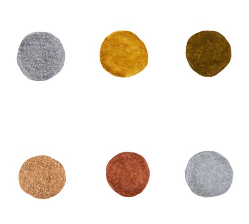 Краски акриловые МЕТАЛЛИК для рисования и творчества 6 цветов по 20 мл, BRAUBERG HOBBY, 192437