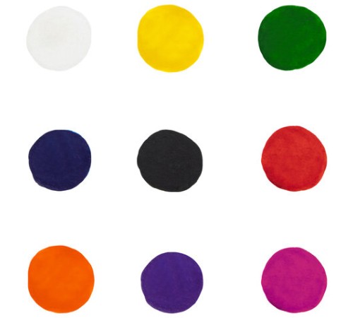 Краски акриловые по ткани 9 цветов по 10 мл, BRAUBERG HOBBY, 192442