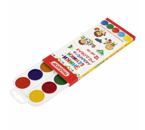 Краски акварельные медовые ПИФАГОР 