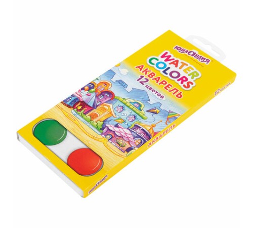 Краски акварельные ЮНЛАНДИЯ 