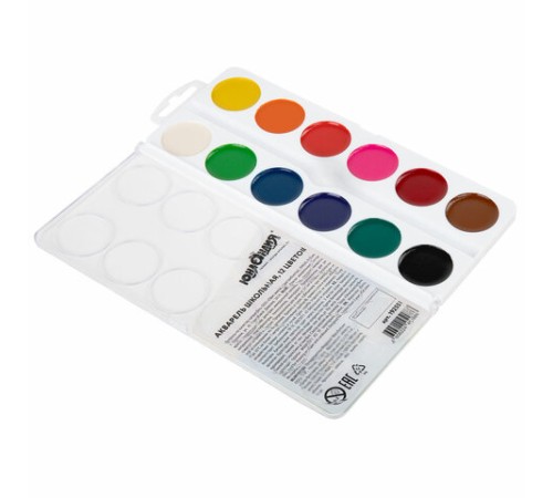 Краски акварельные ЮНЛАНДИЯ 